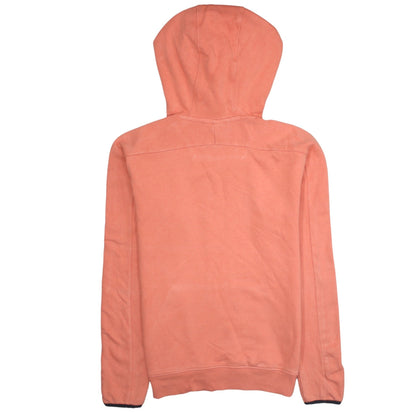 Ellesse Womens Orange Hooded Pullover Hoodie UK 12 Cotton Blend