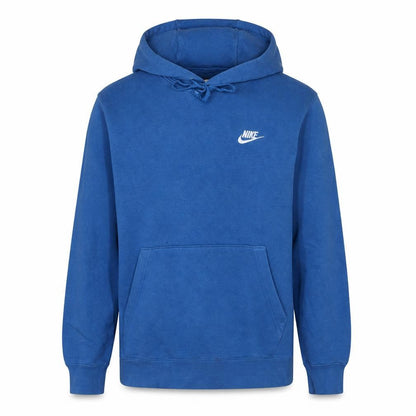 Nike Men Blue Pullover Hoodie Small Regular Fit Sportswear