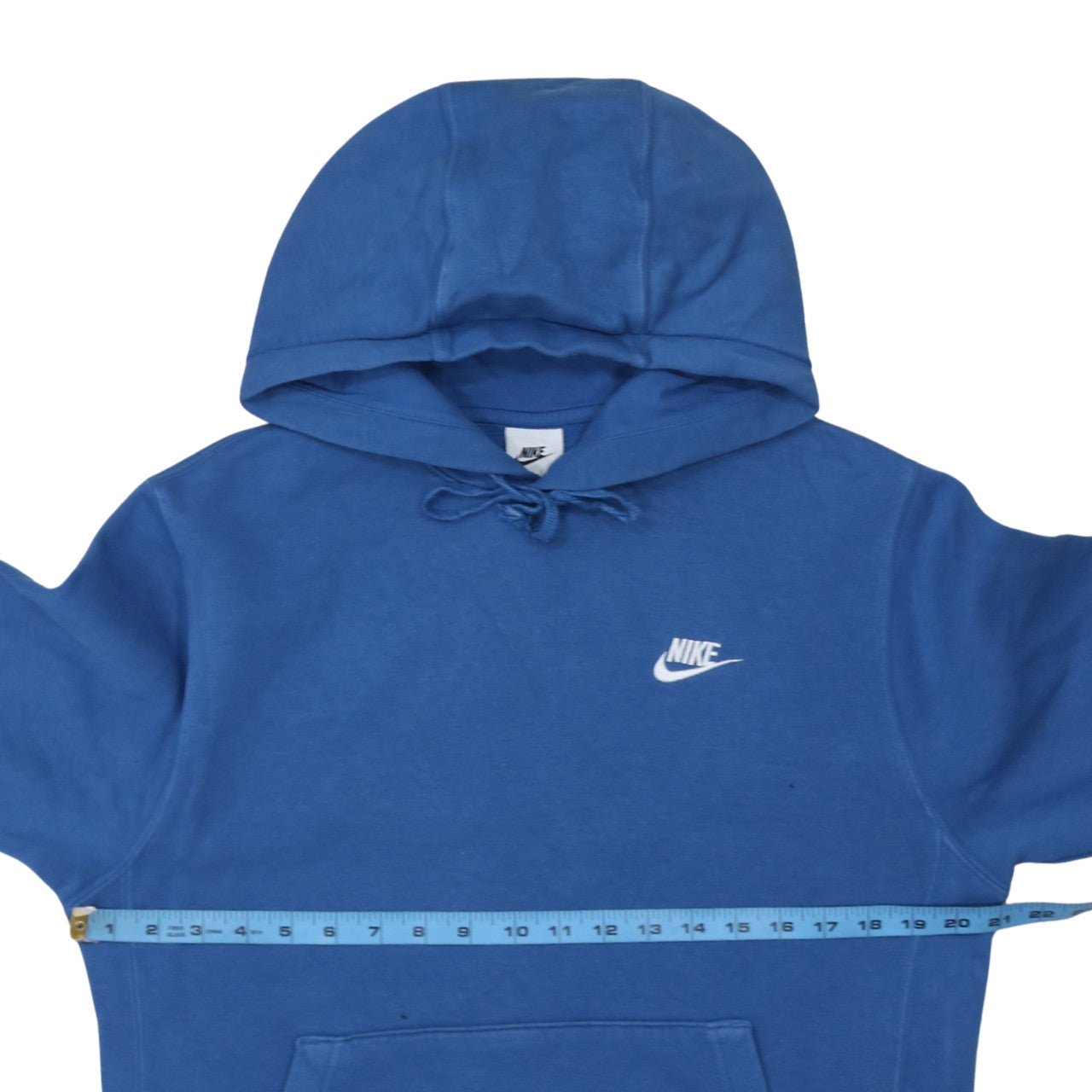 Nike Men Blue Pullover Hoodie Small Regular Fit Sportswear