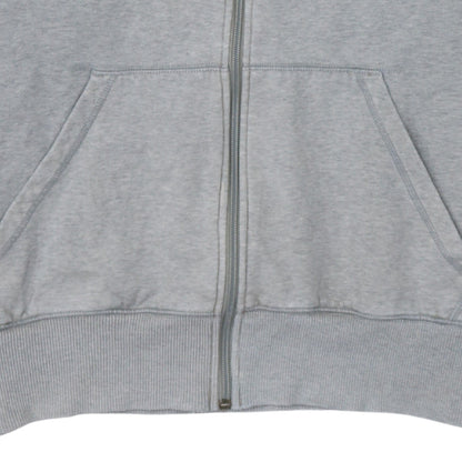Nike Men's Grey Full Zip Hoodie L Sportswear Classic