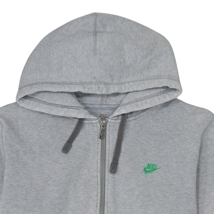 Nike Men's Grey Full Zip Hoodie L Sportswear Classic