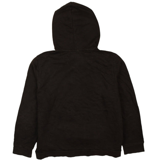 Adidas Womens Black 2XL Pullover Hoodie Logo Print Sweatshirt