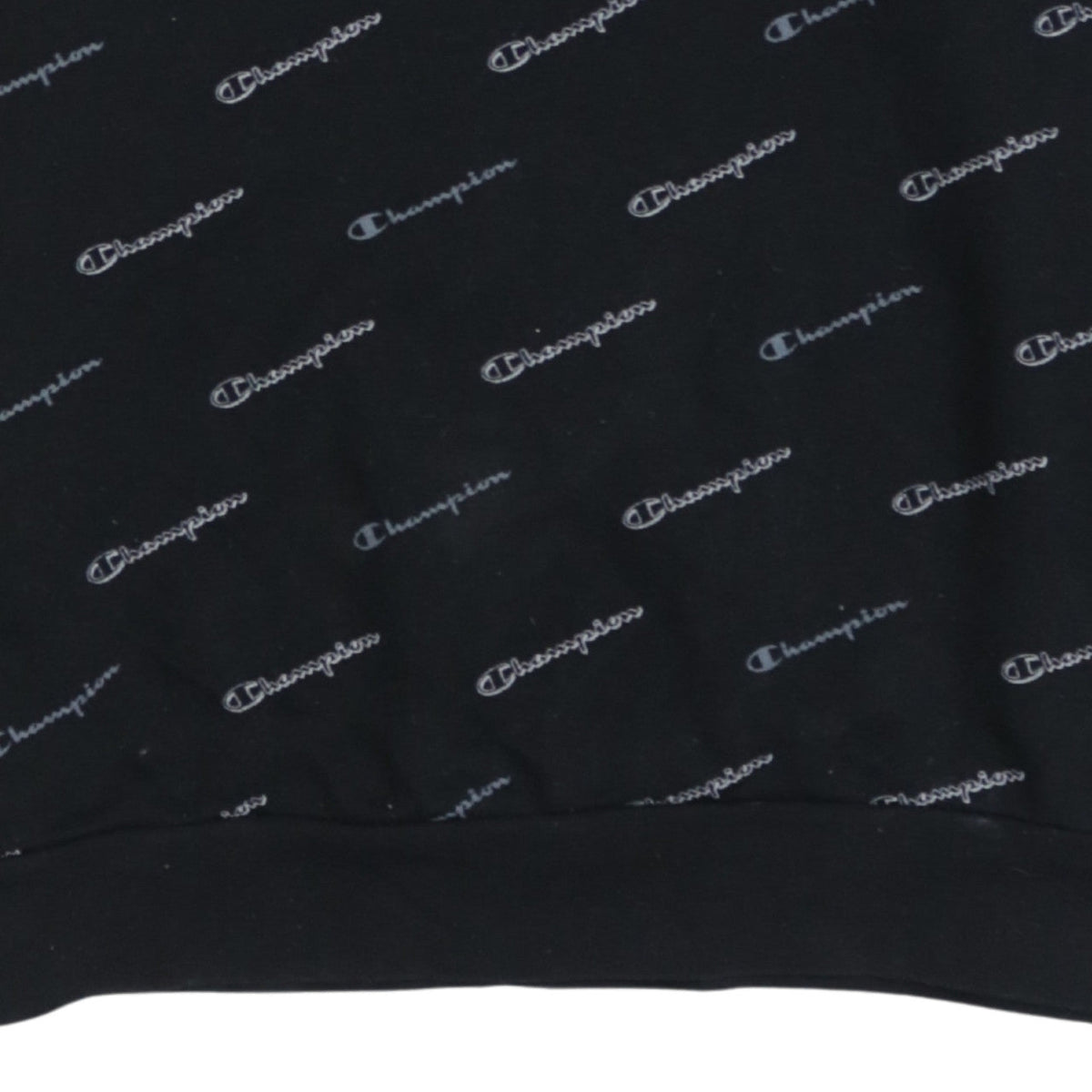 Champion Boys Black Logo Pullover Sweatshirt 2XL 15-16 Years