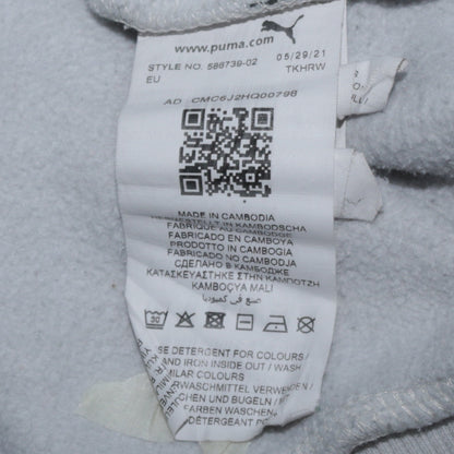 Puma Men's Grey 2XL Pullover Logo Hoodie Sweatshirt