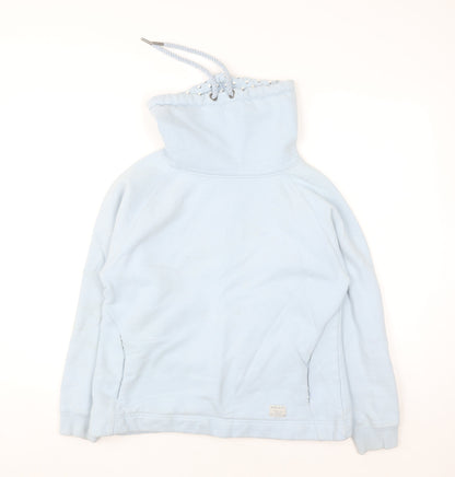 Quba & Co Women Blue Size 10 Pullover Hoodie with Drawstring Neck