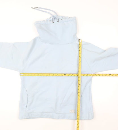 Quba & Co Women Blue Size 10 Pullover Hoodie with Drawstring Neck