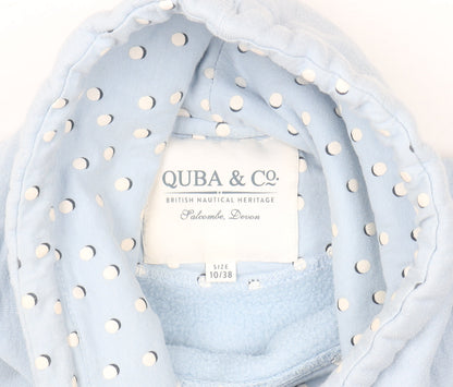 Quba & Co Women Blue Size 10 Pullover Hoodie with Drawstring Neck