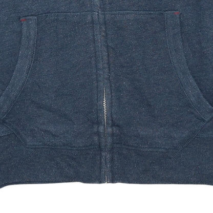 Tommy Hilfiger Men Blue Full Zip Hoodie Size S Classic Fit