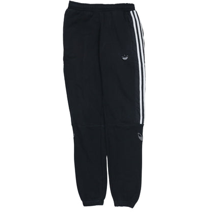 Adidas Womens Black Jogger Trousers Size M Elastic Waist Fleece