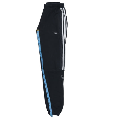 Adidas Womens Black Jogger Trousers Size M Elastic Waist Fleece