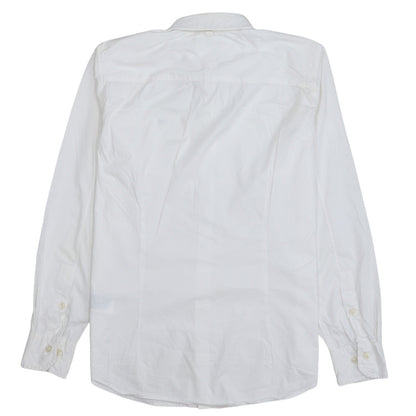 Tommy Hilfiger Men White Slim Fit Button-Down Casual Shirt M