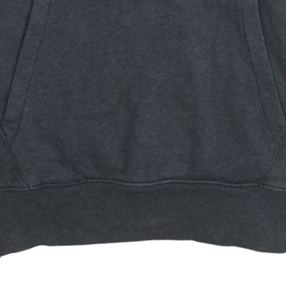 Gap Men's Grey Pullover Hoodie M Logo Fleece Sweatshirt