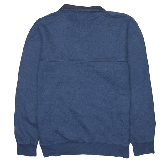Columbia Men's Blue 1/4 Zip Pullover Sweatshirt Fleece M