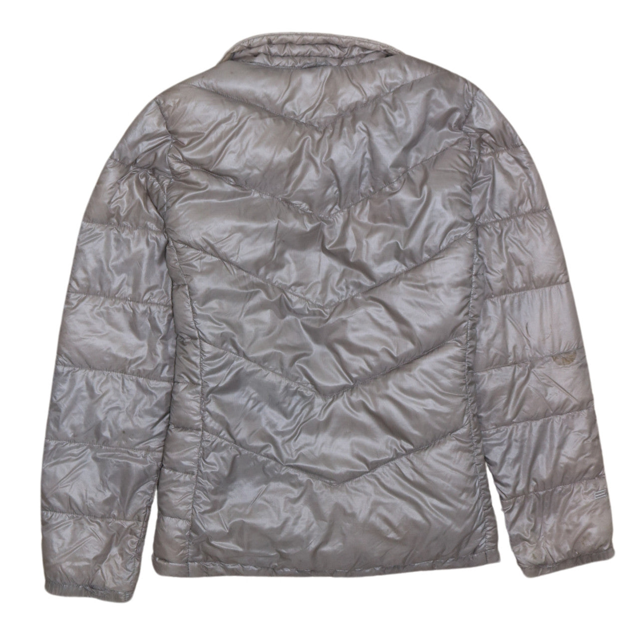 Montbell Womens Grey Lightweight Down Puffer Jacket Size M
