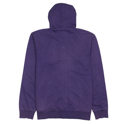Quiksilver Men's Purple Full Zip Hoodie 2XL Hooded Sweatshirt