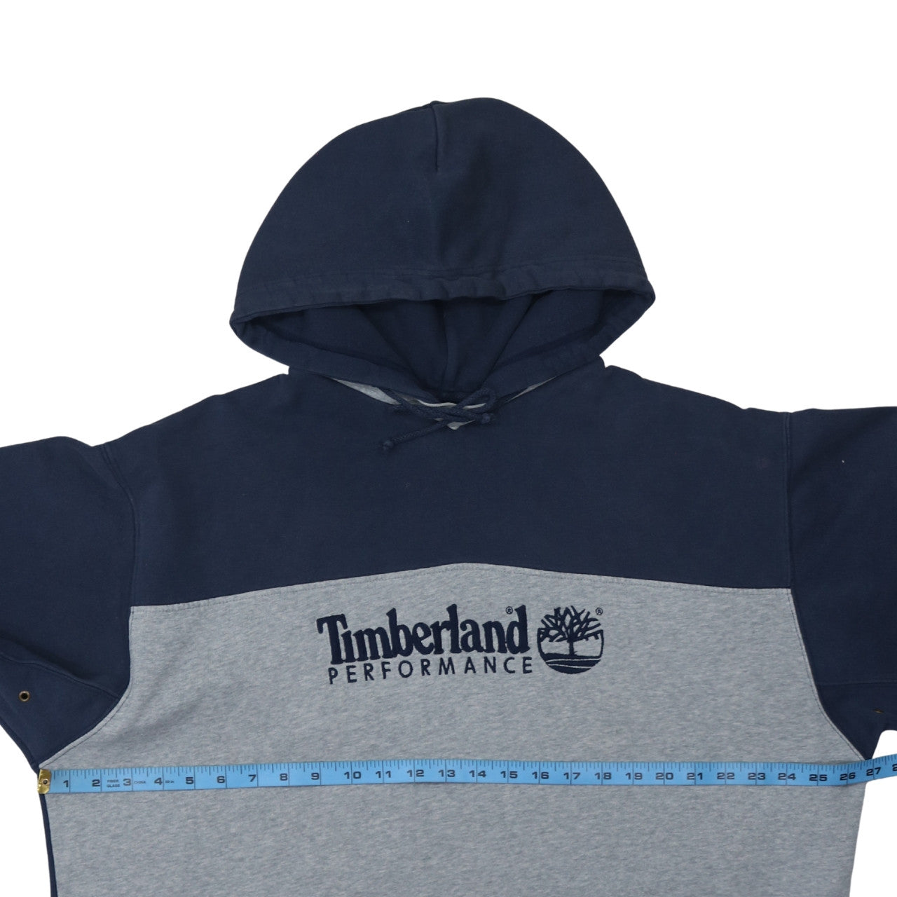 Timberland Men's Blue Grey XL Pullover Hoodie Sweatshirt