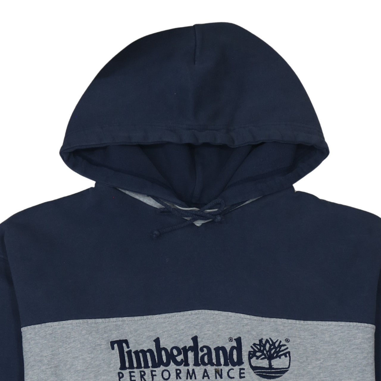 Timberland Men's Blue Grey XL Pullover Hoodie Sweatshirt