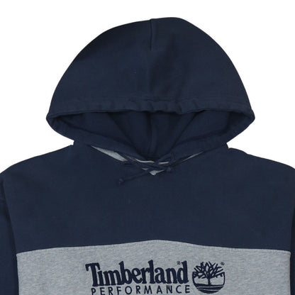 Timberland Men's Blue Grey XL Pullover Hoodie Sweatshirt