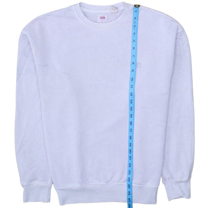 Levi's Men's Lilac Relaxed Fit Cotton Sweatshirt Size M