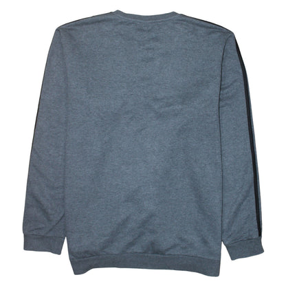 Adidas Men's Grey 2XL Pullover Crew Neck Fleece Sweatshirt