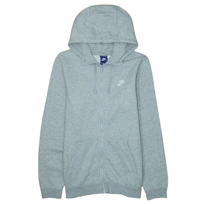 Nike Men's Grey Full Zip Hoodie Size S Classic Sportswear