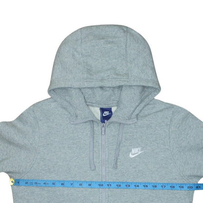 Nike Men's Grey Full Zip Hoodie Size S Classic Sportswear