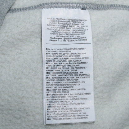 Nike Men's Grey Full Zip Hoodie Size S Classic Sportswear
