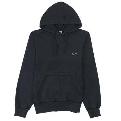 Nike Boys Black Pullover Hoodie Small Cotton Fleece Sportswear