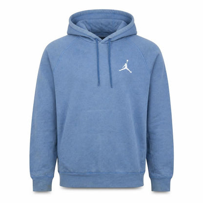 Jordan Men Blue Pullover Hoodie M Logo Sportswear