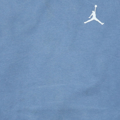 Jordan Men Blue Pullover Hoodie M Logo Sportswear