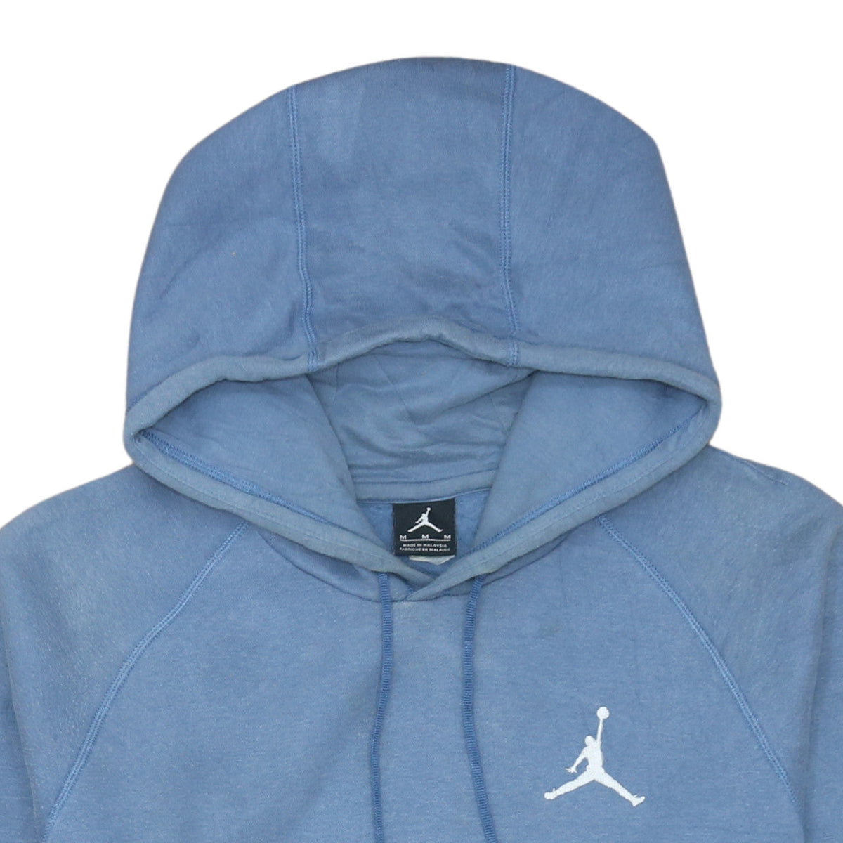 Jordan Men Blue Pullover Hoodie M Logo Sportswear
