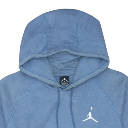 Jordan Men Blue Pullover Hoodie M Logo Sportswear