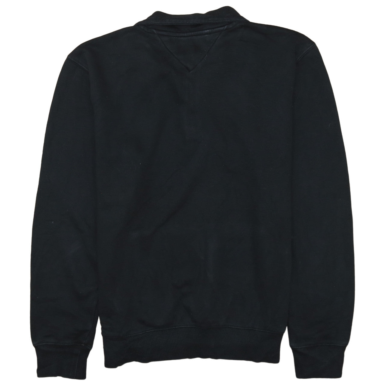 Tommy Jeans Men's Black 1/4 Zip Sweatshirt M Regular Fit
