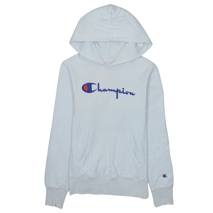 Champion Women White Medium Reverse Weave Pullover Hoodie