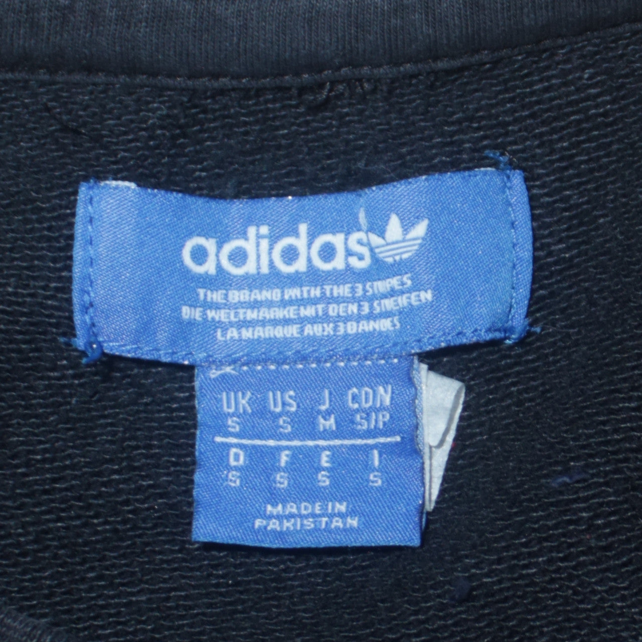 Adidas Originals Men's Black Crew Neck Graphic Sweatshirt Size S