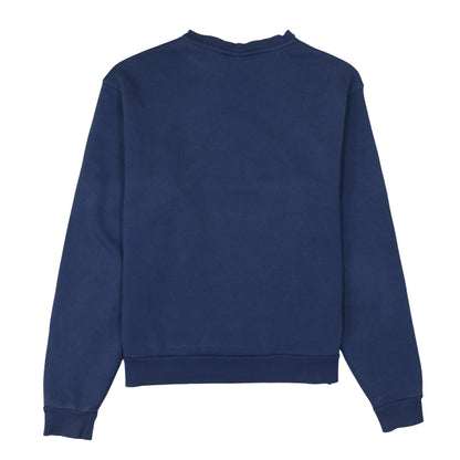 Adidas Men's Blue Crew Neck Logo Sweatshirt Size M