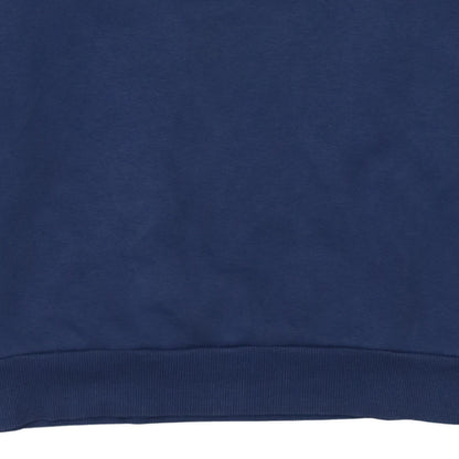 Adidas Men's Blue Crew Neck Logo Sweatshirt Size M
