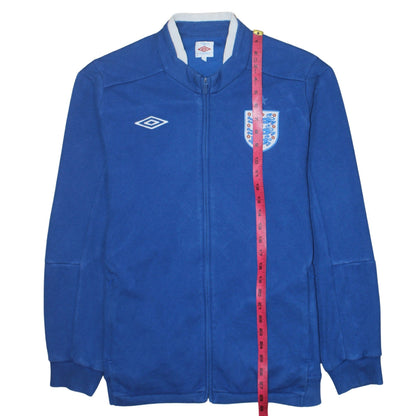 Umbro England Blue Full Zip Men’s Sweatshirt L Vintage Sportswear
