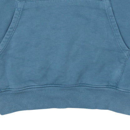 The North Face Men's Blue Pullover Hoodie M Regular Fit Cotton
