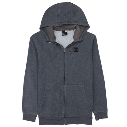 Under Armour Men's Grey Full Zip Hoodie Small Fleece