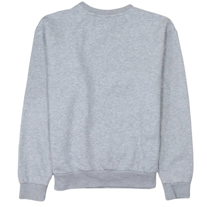 Puma Men's Grey Logo Crew Neck Pullover Sweatshirt Size S