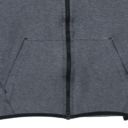Nike Men's Grey Full Zip Hoodie Size S Sportswear Sweatshirt