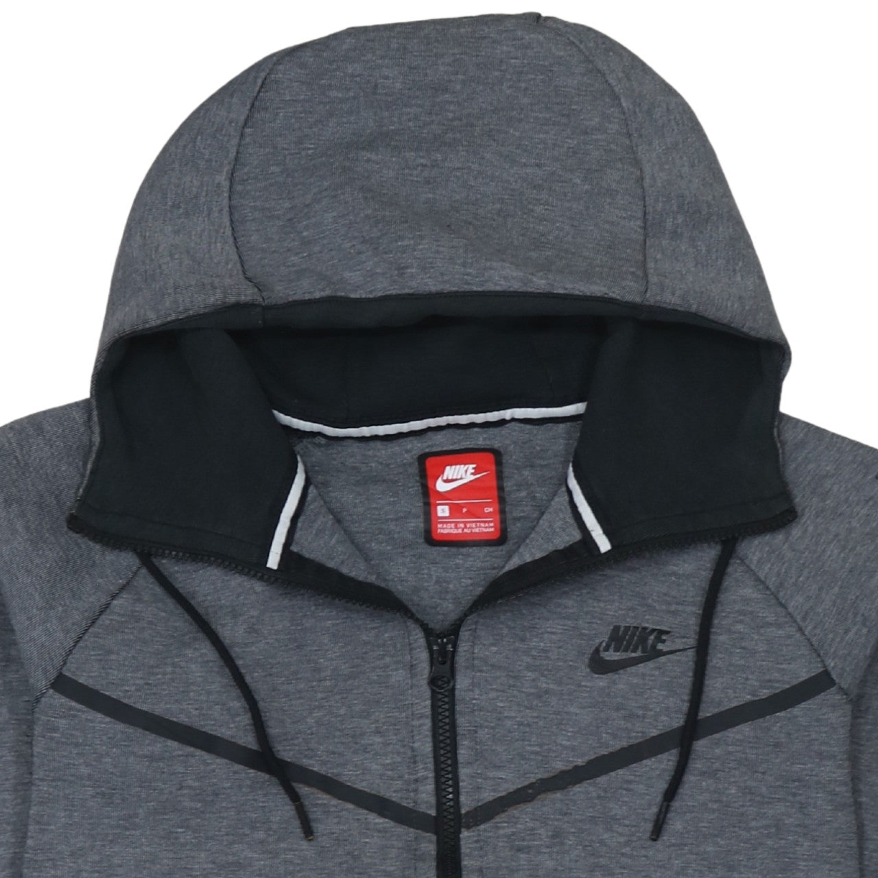 Nike Men's Grey Full Zip Hoodie Size S Sportswear Sweatshirt