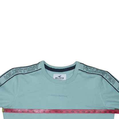 Hollister Men's Blue XS Logo Pullover Crew Neck Sweatshirt