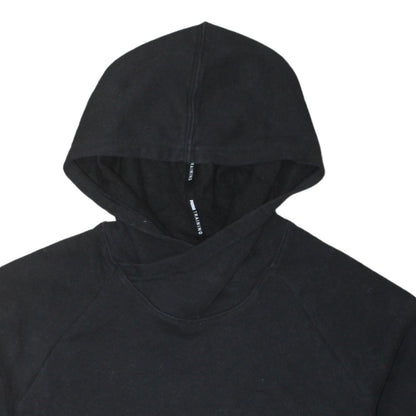 Puma Womens Black Pullover Hoodie L Training Logo Sweatshirt