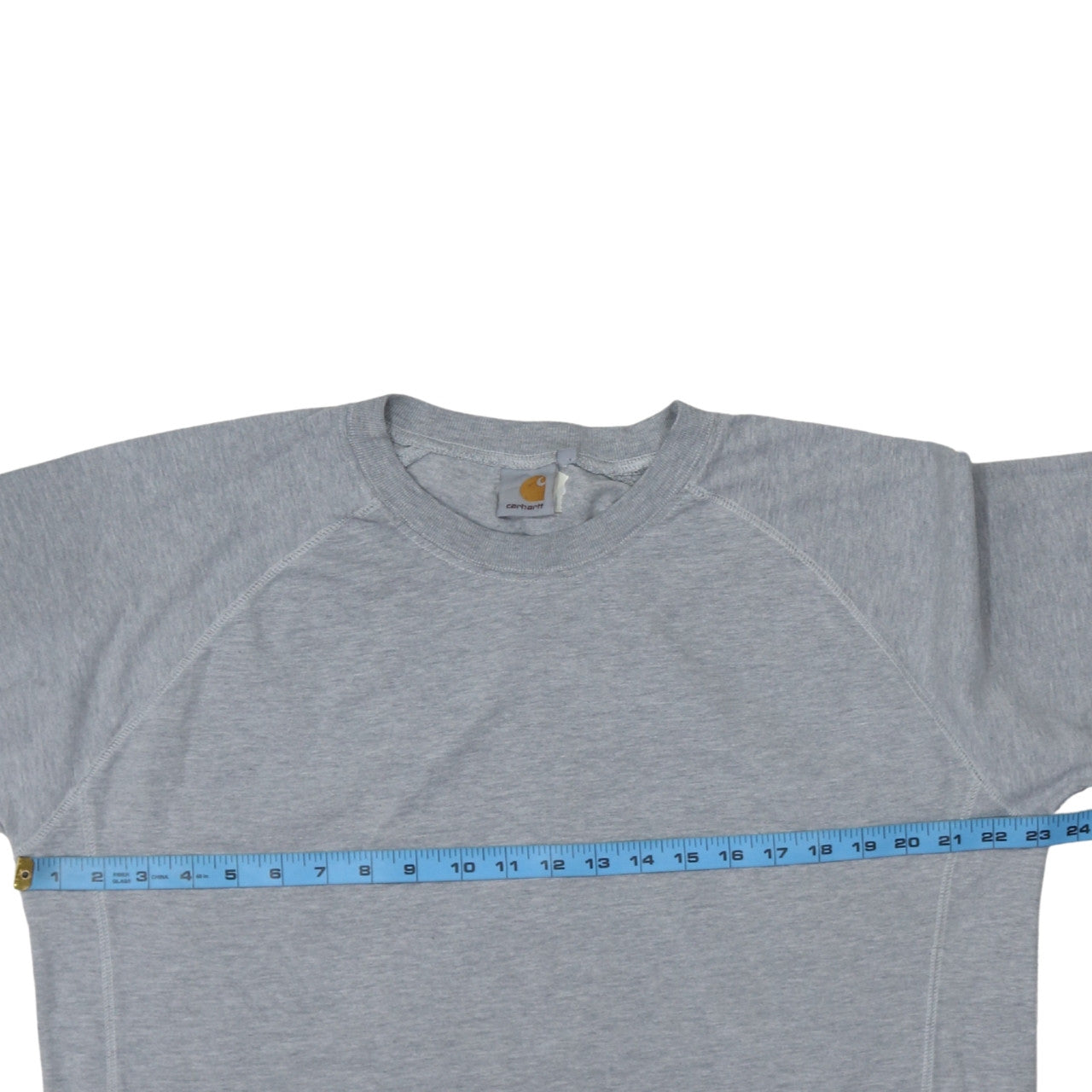 Carhartt Men's Grey Crew Neck Pullover Sweatshirt L