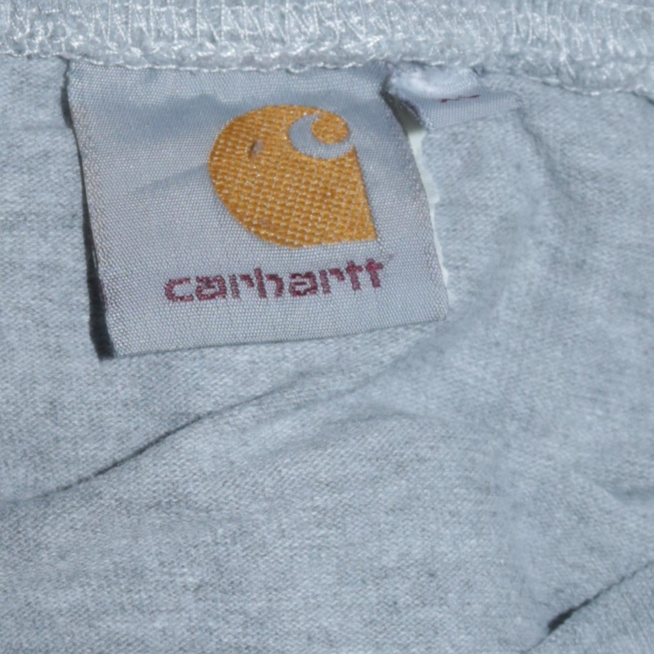 Carhartt Men's Grey Crew Neck Pullover Sweatshirt L