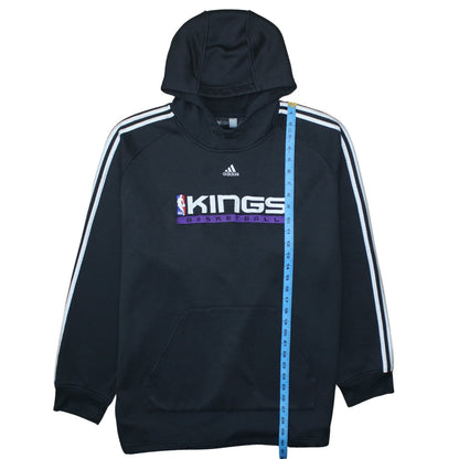 Adidas Mens Black Kings Basketball Pullover Hoodie Size L