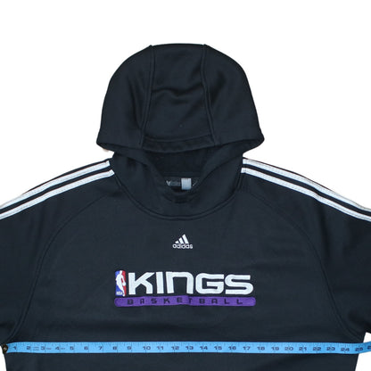 Adidas Mens Black Kings Basketball Pullover Hoodie Size L