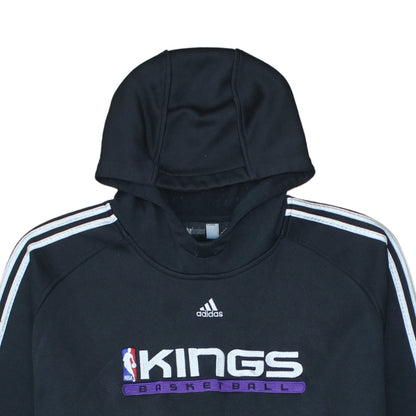 Adidas Mens Black Kings Basketball Pullover Hoodie Size L